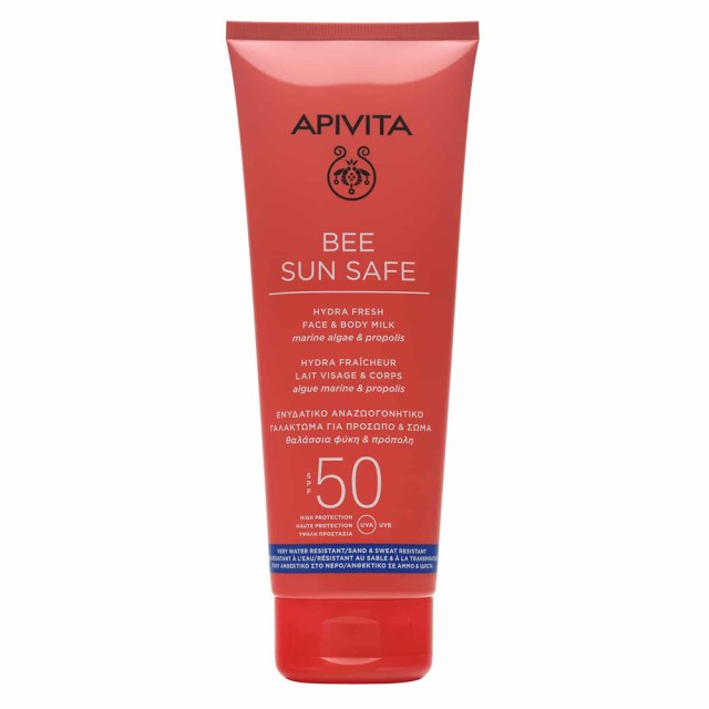 APIVITA BEE SUN SAFE ΕΝΥΔΑΤΙΚΟ KAI ΑΝΑΖΩΟΓΟΝΗΤΙΚΟ ΓΑΛΑΚΤΩΜΑ ΠΡOΣΩΠΟΥ & ΣΩΜΑΤΟΣ 200ML