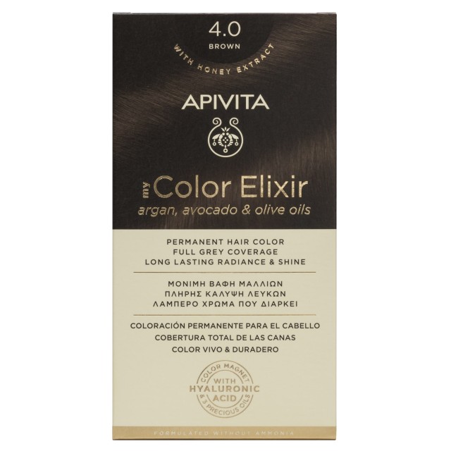 APIVITA ΒΑΦΗ MY COLOR ELIXIR N4.0 ΦΥΣΙΚΟ ΚΑΣΤΑΝΟ