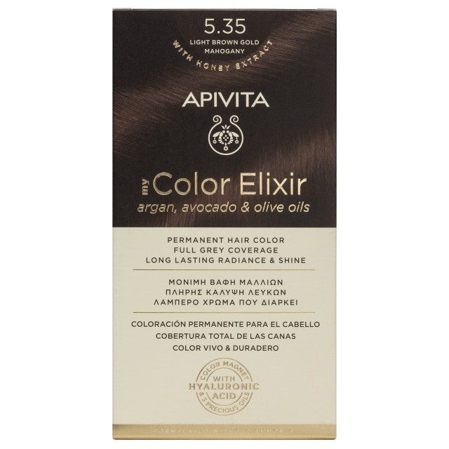 APIVITA ΒΑΦΗ MY COLOR ELIXIR N5.35 ΚΑΣΤΑΝΟ ΑΝΟΙΧΤΟ ΜΕΛΙ ΜΑΟΝΙ