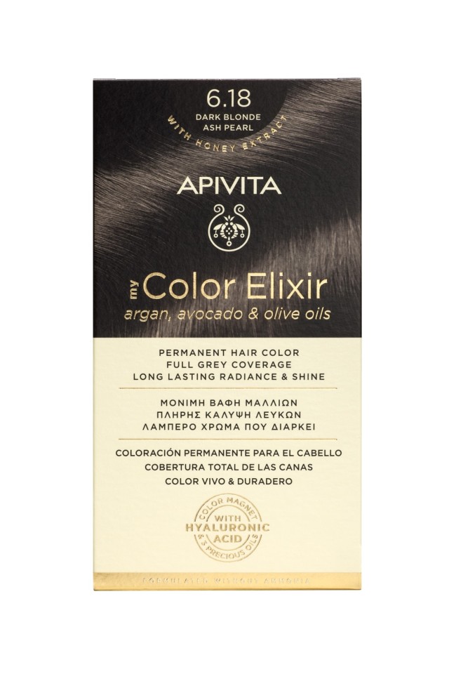 APIVITA ΒΑΦΗ MY COLOR ELIXIR N6.18 ΞΑΝΘΟ ΣΚΟΥΡΟ ΣΑΝΤΡΕ 