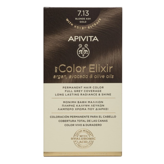 APIVITA ΒΑΦΗ MY COLOR ELIXIR N7.13 ΞΑΝΘΟ ΣΑΝΤΡΕ ΜΕΛΙ 