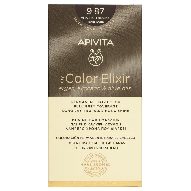 APIVITA ΒΑΦΗ MY COLOR ELIXIR N9.87 ΞΑΝΘΟ ΠΟΛΥ ΑΝΟΙΧΤΟ ΠΕΡΛΕ ΜΠΕΖ