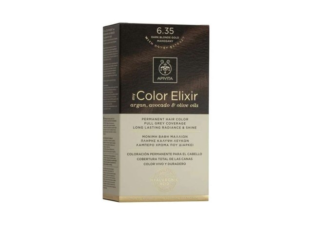 APIVITA MY COLOR ELIXIR ΒΑΦΗ ΞΑΝΘΟ ΣΚΟΥΡΟ ΜΕΛΙ ΜΑΟΝΙ 6.35