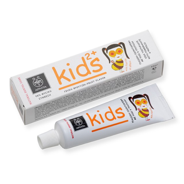 APIVITA ΟΔΟΝΤΟΚΡΕΜΑ KIDS ΜΕ ΡΟΔΙ ΚΑΙ ΠΡΟΠΟΛΗ 50ML