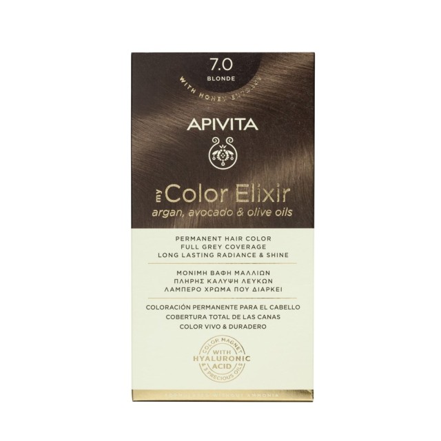 APIVITA ΒΑΦΗ MY COLOR ELIXIR N7,0 ΦΥΣΙΚΟ ΞΑΝΘΟ 50&75ML