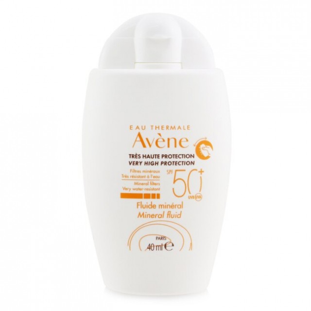 AVENE ΑΝΤΗΛΙΑΚΟ FLUIDE MINERAL ΓΙΑ ΕΥΑΙΣΘΗΤΗ ΕΠΙΔΕΡΜΙΔΑ SPF 50+ 40ML