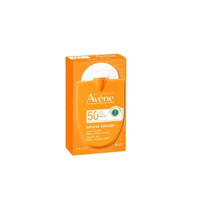 AVENE ΑΝΤΗΛΙΑΚΟ REFLEXE ΠΡΟΣΩΠΟ & ΣΩΜΑ ΓΙΑ ΟΛΗ ΤΗΝ ΟΙΚΟΓΕΝΕΙΑ SPF 50+ 30ml