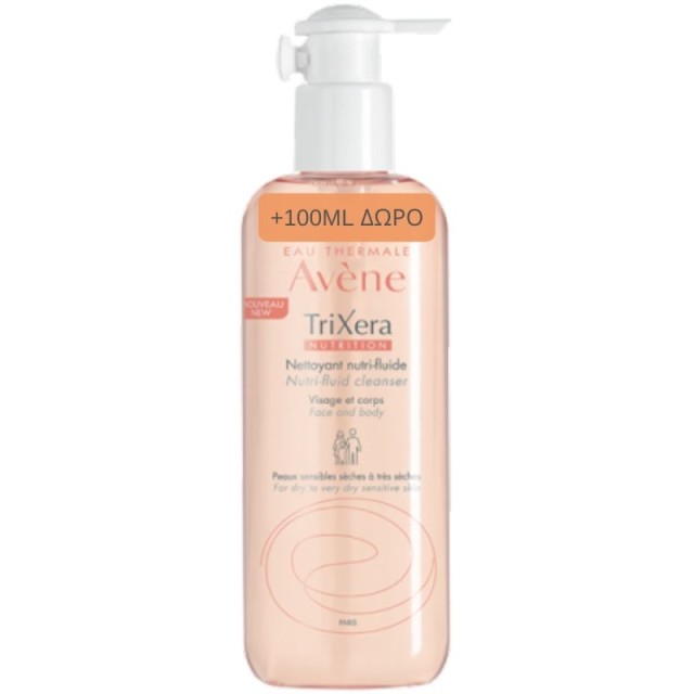 AVENE TRIXERA NUTRITION GEL NETTOYANT 500ML PROMO -30%