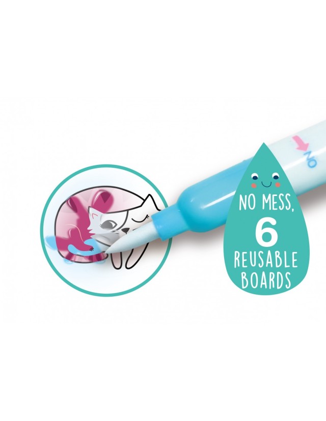 AVENIR MAGIC WATER PAINTING PRINCESS 6 REUSABLE BOARDS 3+
