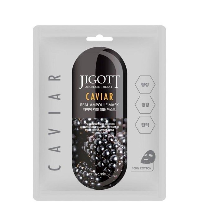 JIGOTT CAVIAR REAL AMPOULE MASK 1 PIECE 