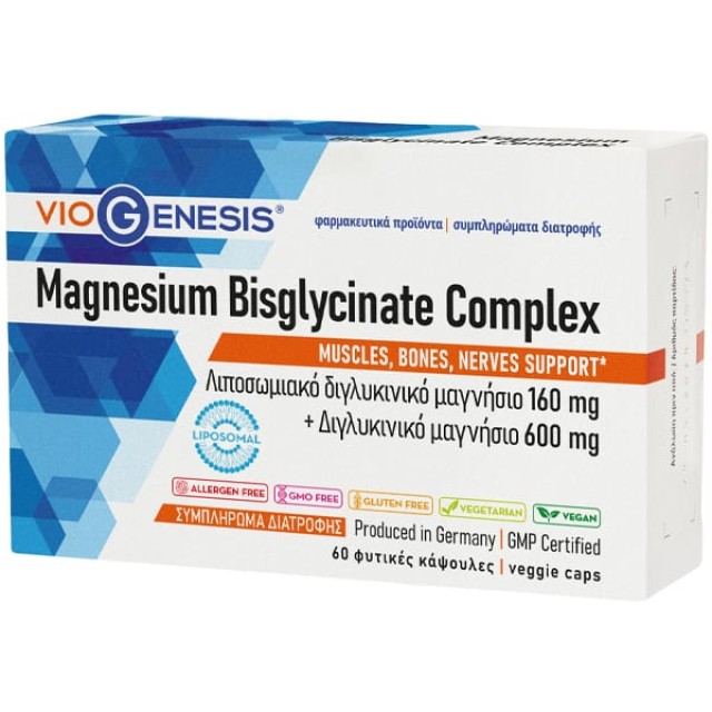 VIOGENESIS MAGNESIUM BISGLYCINATE COMPLEX 60 CAPS