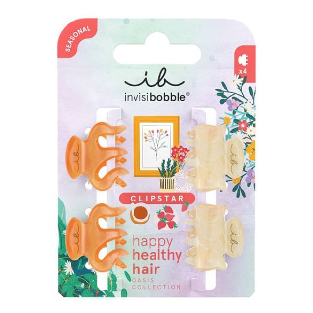 INVISIBOBBLE CLIPSTAR XS OASIS PETIT CITRUS (4 ΤΜX)