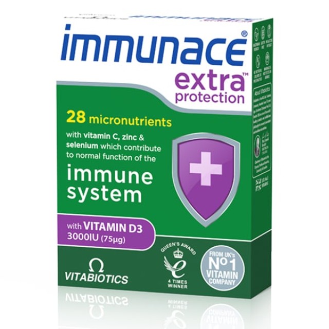 VITABIOTICS IMMUNANCE EXTRA PROTECTION   30TABS