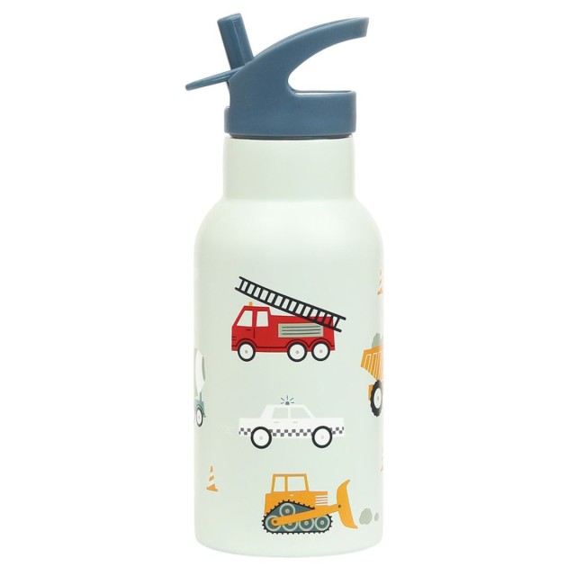 A LITTLE LOVELY COMPANY ΠΑΓΟΥΡΙ ΘΕΡΜΟΣ ΜΕ ΚΑΛΑΜΑΚΙ VEHICLES 350ML
