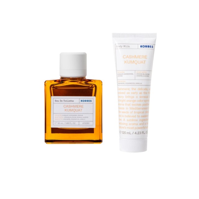 KORRES PROMO AN ANTHOLOGY OF GREEK SCENTS CASHMERE KUMQUAT EAU DE TOILETTE 50mL & CASHMERE KUMQUAT B