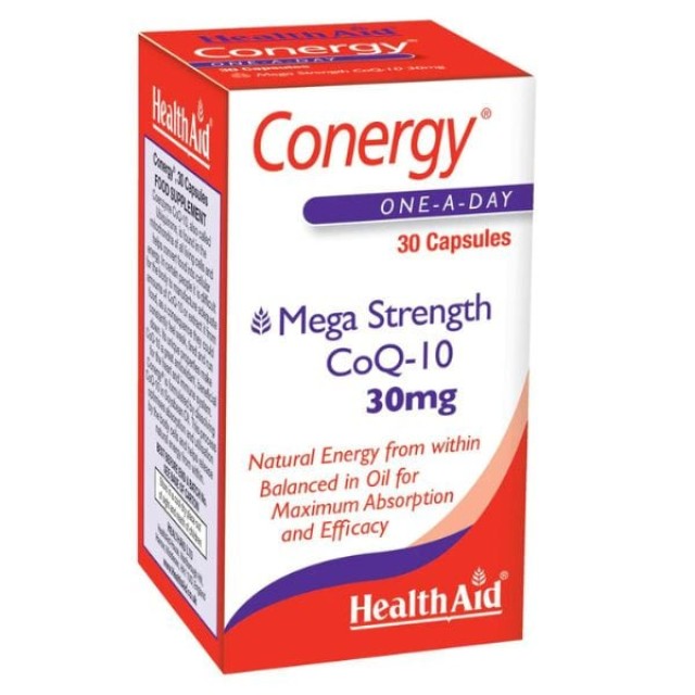 HEALTH AID CONERGY CoQ10 30MG 30CAPS