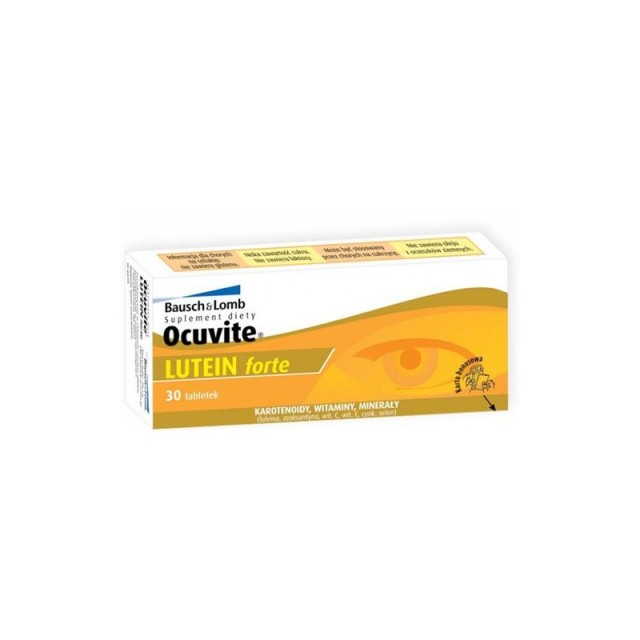 BAUSCH & LOMB OCUVITE LUTEIN FORTE 30s