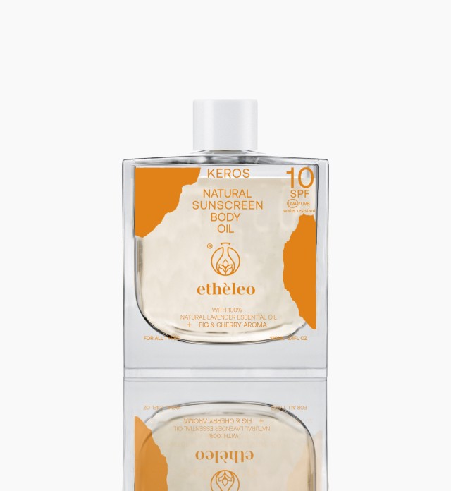 ETHELEO KEROS NATURAL SUNSCREEN BODY OIL  SPF10 100ML