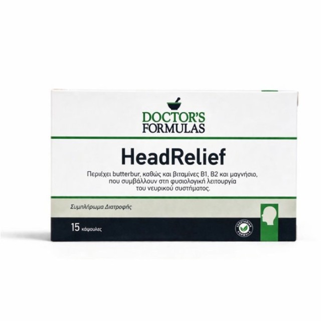 DOCTORS FORMULAS HEAD RELIEF 15 CAPS  