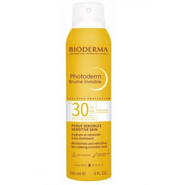 BIODERMA ΑΝΤΗΛΙΑΚΟ ΠΡΟΣΩΠΟ-ΣΩΜΑ PHOTODERM BRUME INVISIBLE SPF30 150ML