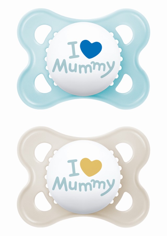 MAM ΠΙΠΙΛΑ Ι LOVE MUMMY BOY 2-6 ΜΗΝΩΝ ΜΕ ΘΗΛΗ SKINSOFT ΣΙΛΙΚΟΝΗ