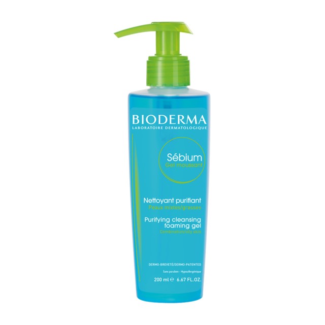 BIODERMA SEBIUM GEL MOUSSANT (PUMP) 200ML