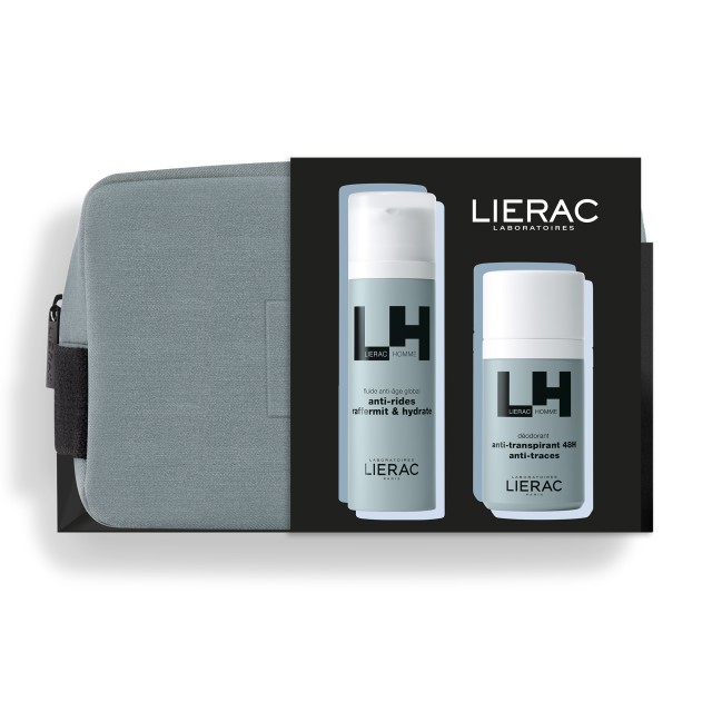LIERAC PROMO XMAS HOMME FLUIDE ANTI-AGE GLOBAL 50ML & HOMME DEODORANT 50ML