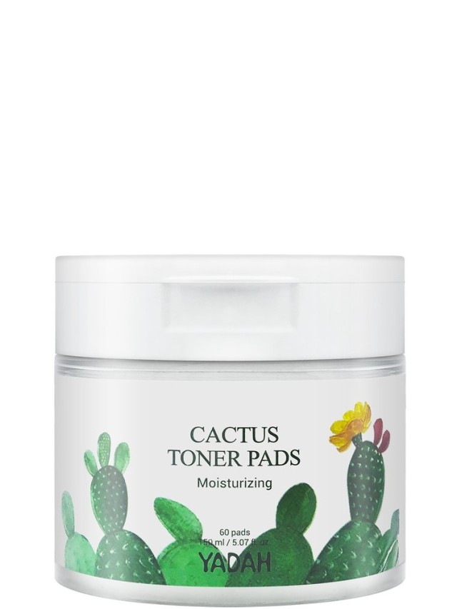 YADAH CACTUS TONER PADS 150ML / 60 pads