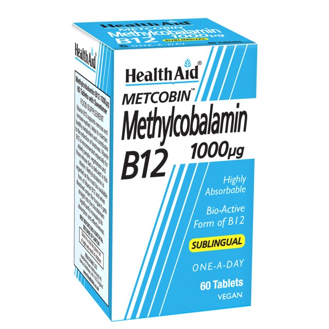 HEALTH AID METCOBIN B12 1000μg 60tabs