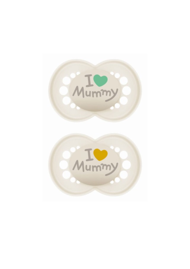 MAM ΠΙΠΙΛΑ Ι LOVE DADDY GIRL 1 16+ ΜΗΝΩΝ ΘΗΛΗ SKINSOFT ΣΙΛ