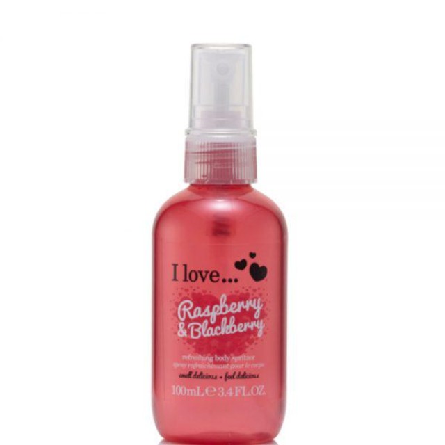 I LOVE BODY SPRITZER RASPBERRY & BLACKBERRY 100ml