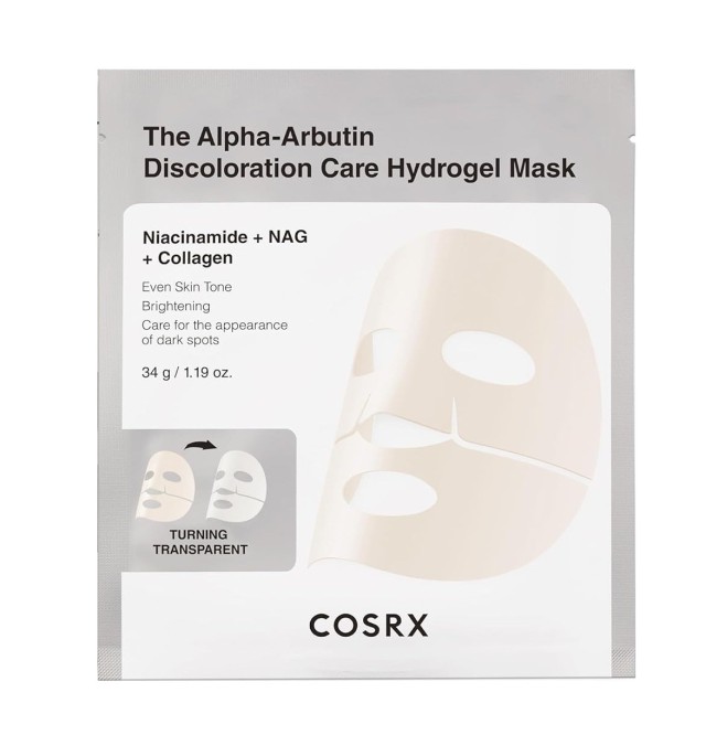 COSRX THE ALPHA- ARBUTIN DISCOLORATION CARE HYDROGEL MASK