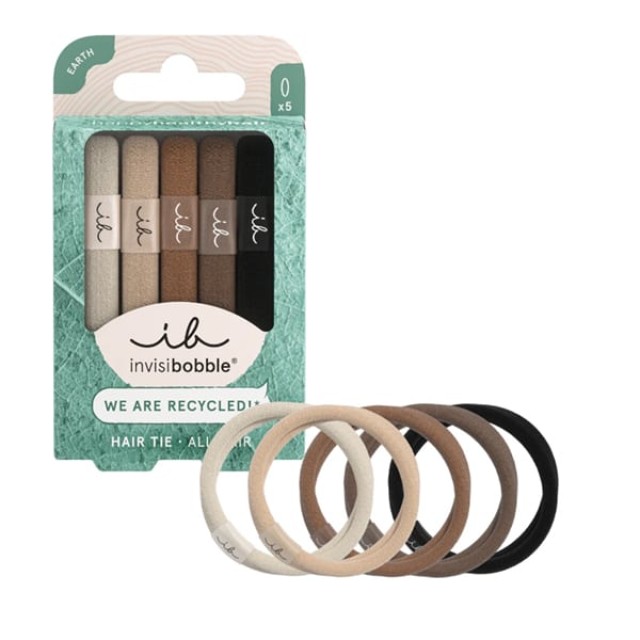 INVISIBOBBLE ECOTIE EARTH MOCHA 5PCS