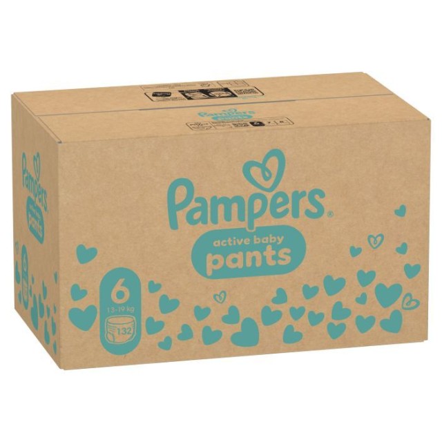 PAMPERS PANTS ΜΕΓΕΘΟΣ 6 (14-19 kg) MEGA PACK