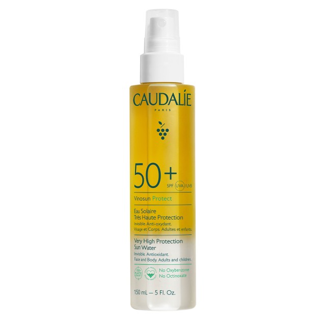 CAUDALIE ΑΝΤΗΛΙΑΚΟ VINOSUN PROTECT SPF50+ SUN WATER ΑΟΡΑΤΟ ΓΙΑ ΠΡΟΣΩΠΟ&ΣΩΜΑ&ΜΑΛΛΙΑ 150ml