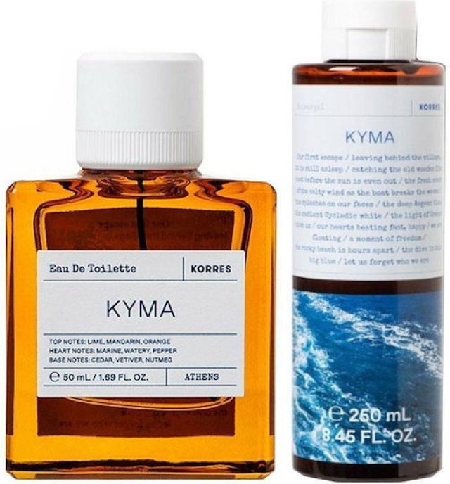 KORRES PROMO AN ANTHOLOGY OF GREEK SCENTS KYMA EAU DE TOILETTE 100mL & KYMA SHOWER GEL 250mL