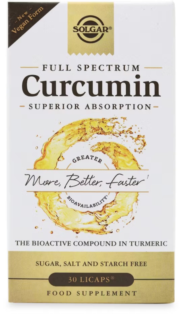 SOLGAR CURCUMIN FULL SPECTRUM SOFTGELS 30s