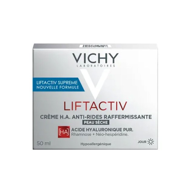 VICHY LIFTACTIV SUPREME ΑΝΤΙΡΥΤΙΔΙΚΗ & ΣΥΣΦΙΚΤΙΚΗ ΚΡΕΜΑ ΗΜΕΡΑΣ ΓΙΑ ΞΗΡΕΣ ΕΠΙΔΕΡΜΙΔΕΣ 50ML