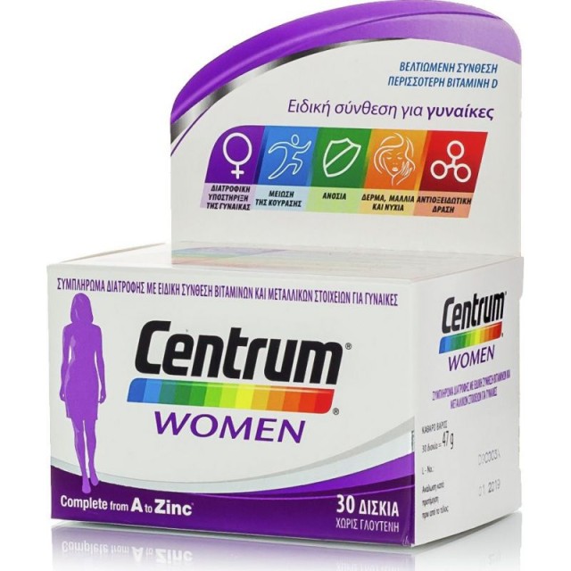 CENTRUM WOMEN TABS 30S