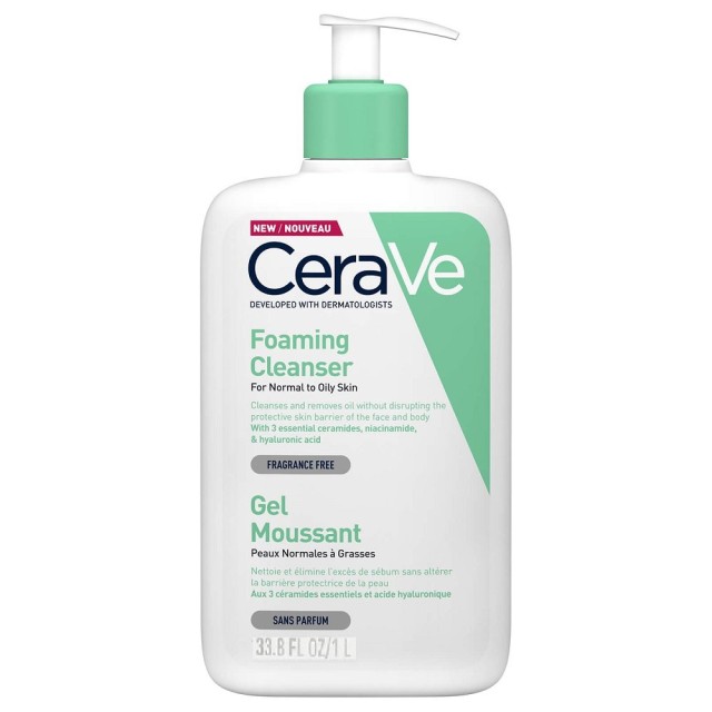 CERAVE FOAMING CLEANSER 33,8oz (1L )