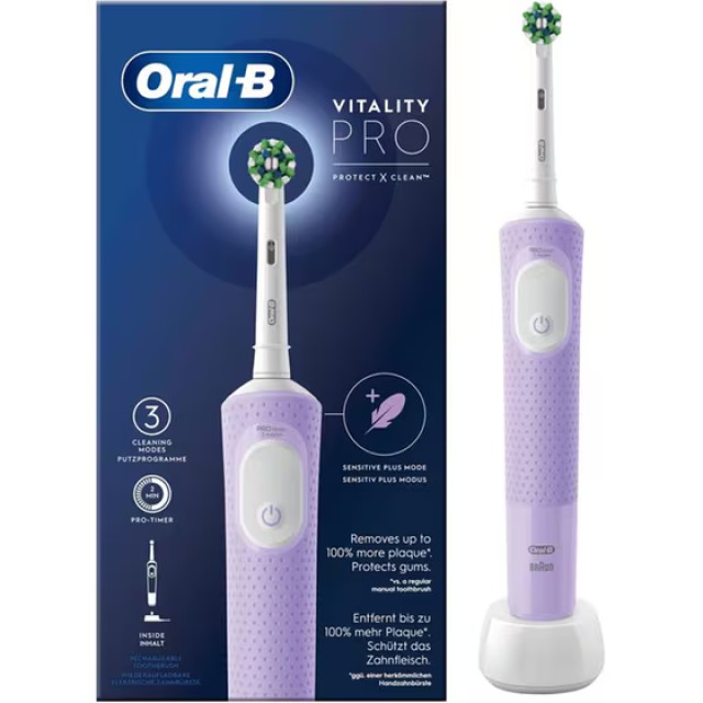 ORAL-B ΗΛΕΚΤΡΙΚΗ ΟΔΟΝΤΟΒΟΥΡΤΣΑ VITALITY PRO ΛΙΛΑ CLS