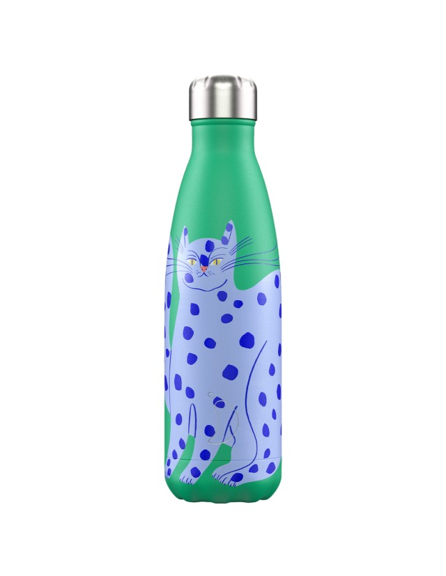 CHILLYS ΜΠΟΥΚΑΛΙ ΘΕΡΜΟΣ BLUE CAT- ARTIST SERIES 500ML