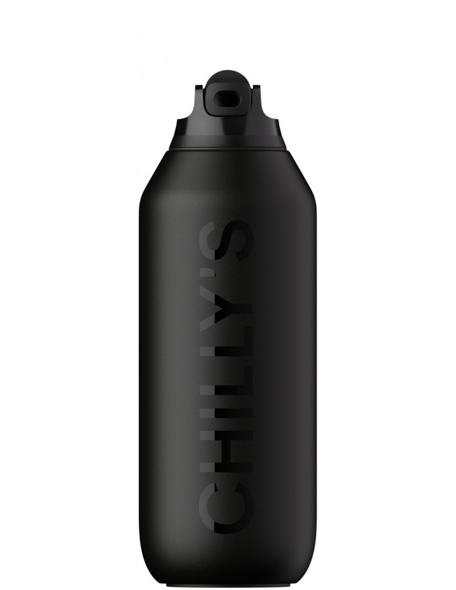 CHILLYS ΜΠΟΥΚΑΛΙ ΘΕΡΜΟΣ SERIES 2 FLIP ABYSS BLACK 500ml