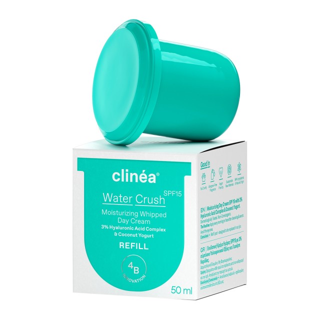 CLINEA WATER CRUSH REFILL ΕΝΥΔΑΤΙΚΗ ΚΡΕΜΑ ΗΜΕΡΑΣ SPF15 50ML