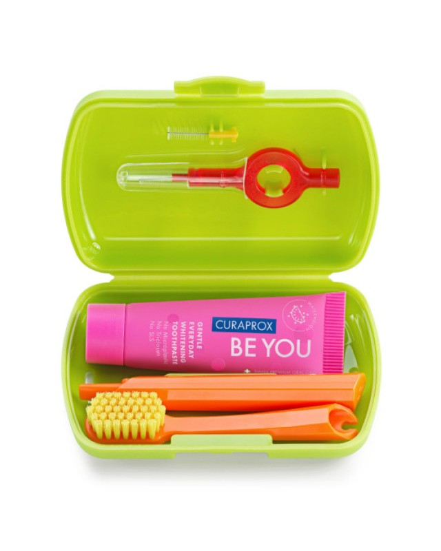 CURAPROX BE YOU TRAVEL SET ΠΡΑΣΙΝΟ