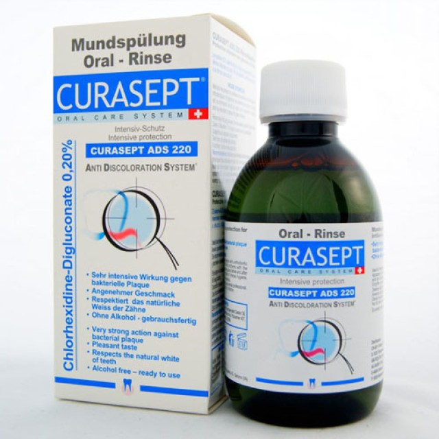 CURASEPT ΣΤΟΜΑΤΙΚΟ ΔΙΑΛΥΜΑ ADS 220 (0,20% CHX, 200 ML)