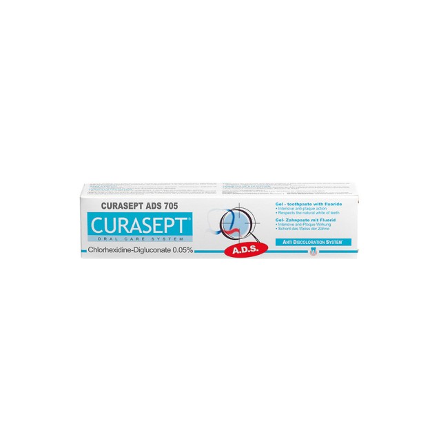 CURASEPT ΟΔΟΝΤΟΚΡΕΜΑ ADS 705 (0,05% CHX + 0,05% F, 75 ML)