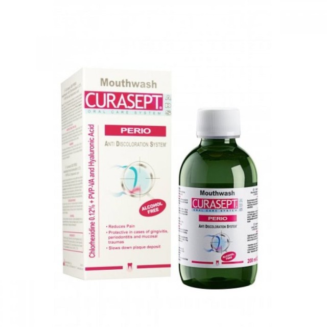 CURASEPT ADS PERIO 212 (0,12% CHX με PVP-VA + HA, 200 ML)
