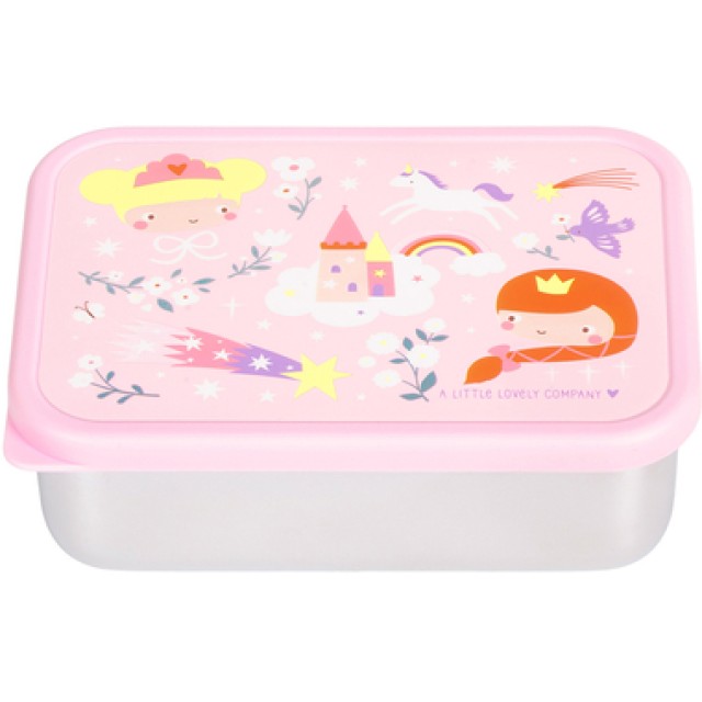 A LITTLE LOVELY COMPANY ΔΟΧΕΙΟ ΦΑΓΗΤΟΥ ΑΝΟΞΕΙΔΩΤΟ PRINCESSES 900ML