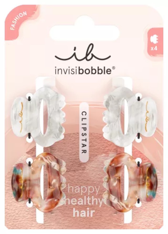 INVISIBOBBLE CLIPSTAR PETIT BIJOUX 4PC 